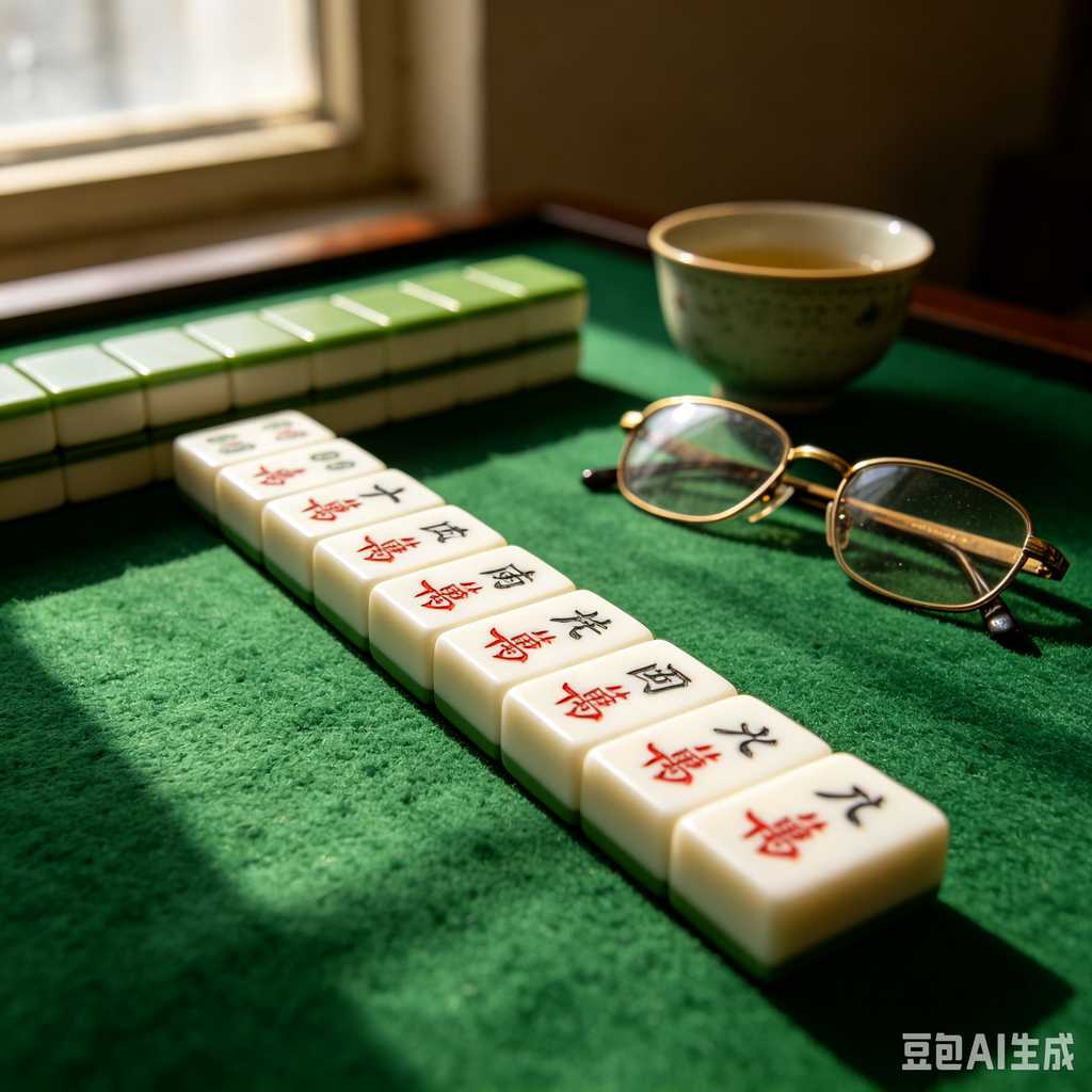 pink mahjong set