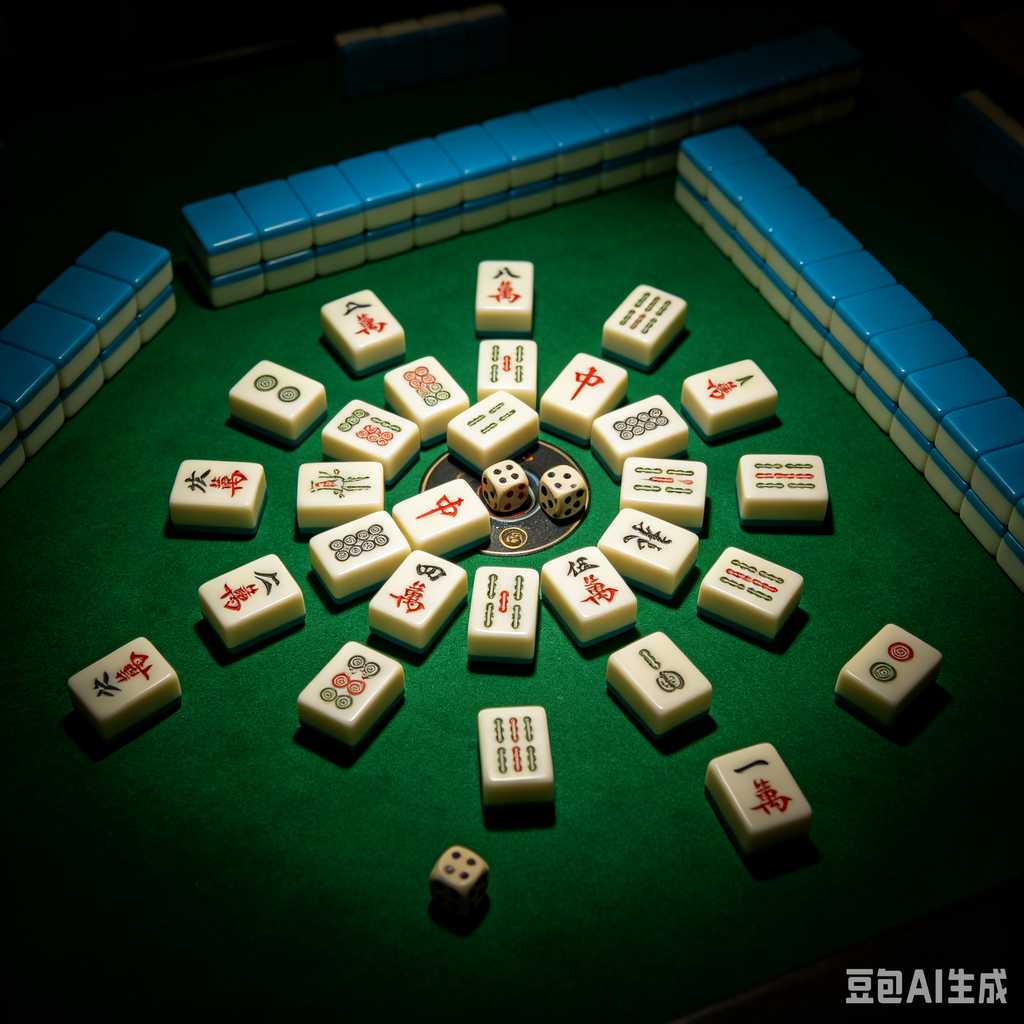 modern text mahjong tiles